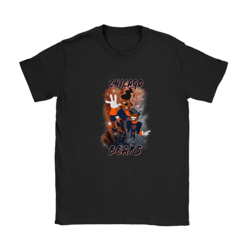 Goofy X A Goofy Movie X Powerline X Chicago Bears Team X NFL X American Football Unisex T-Shirt TAT5766