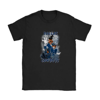 Goofy X A Goofy Movie X Powerline X Dallas Cowboys Team X NFL X American Football Unisex T-Shirt TAT5767