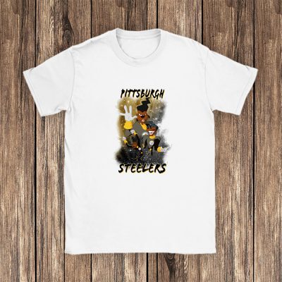 Goofy X A Goofy Movie X Powerline X Pittsburgh Steelers Team X NFL X American Football Unisex T-Shirt TAT5773