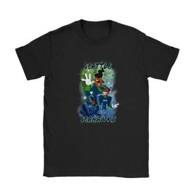 Goofy X A Goofy Movie X Powerline X Seattle Seahawks Team X NFL X American Football Unisex T-Shirt TAT5774