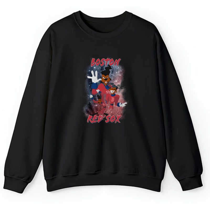 Goofy X Boston Red Sox Team X MLB X Baseball Fans Unisex Sweatshirt TAS5747