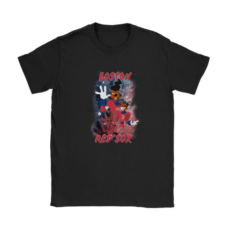 Goofy X Boston Red Sox Team X MLB X Baseball Fans Unisex T-Shirt TAT5747