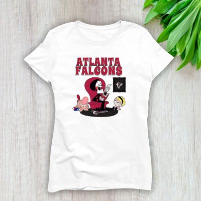 Grim Reaper X Atlanta Falcons Team NFL American Football Lady T-Shirt Women Cotton Tee TLT7937