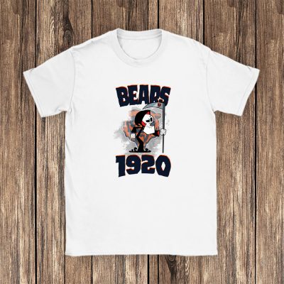 Grim Reaper X Chicago Bears Team NFL American Football Unisex T-Shirt TAT5786