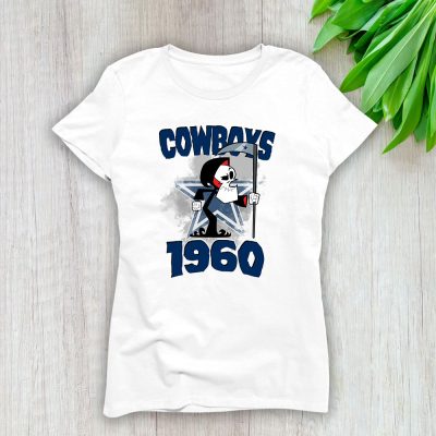 Grim Reaper X Dallas Cowboys Team NFL American Football Lady Shirt Women Tee TLT5677