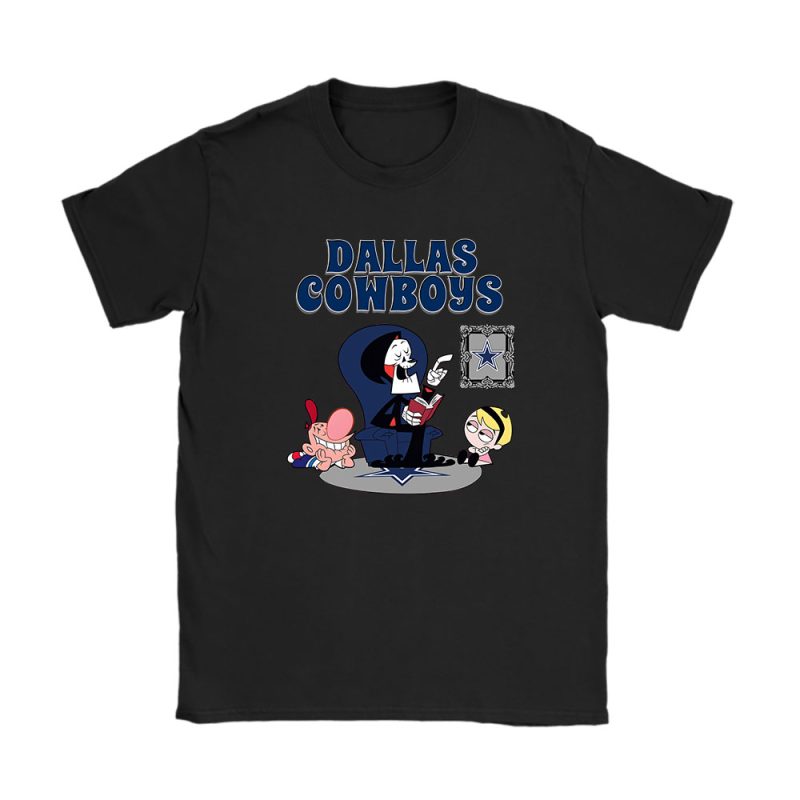 Grim Reaper X Dallas Cowboys Team NFL American Football Unisex T-Shirt Cotton Tee TAT7944