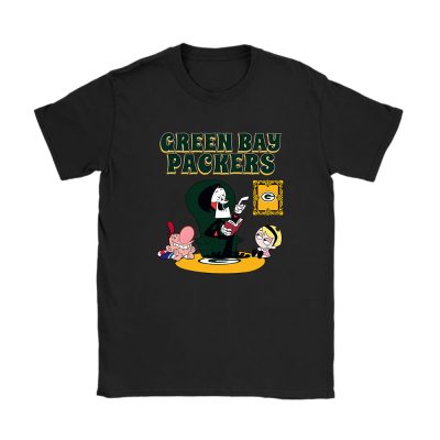 Grim Reaper X Green Bay Packers Team NFL American Football Unisex T-Shirt Cotton Tee TAT7947