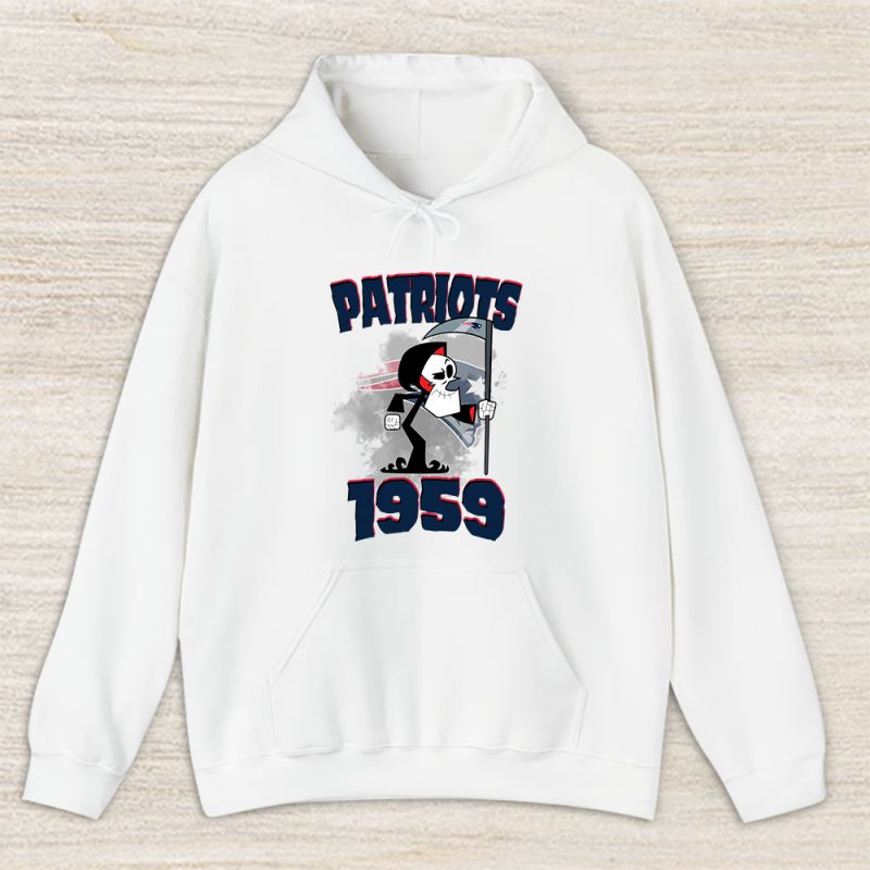 Grim Reaper X New England Patriots Team NFL American Football Unisex Hoodie TAH5790