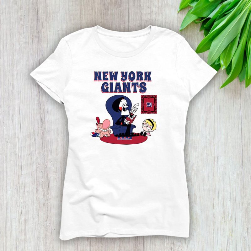 Grim Reaper X New York Giants Team NFL American Football Lady T-Shirt Women Cotton Tee TLT7959