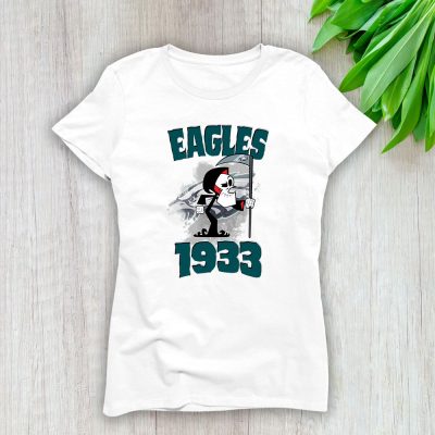 Grim Reaper X Philadelphia Eagles Team NFL American Football Lady Shirt Women Tee TLT5682