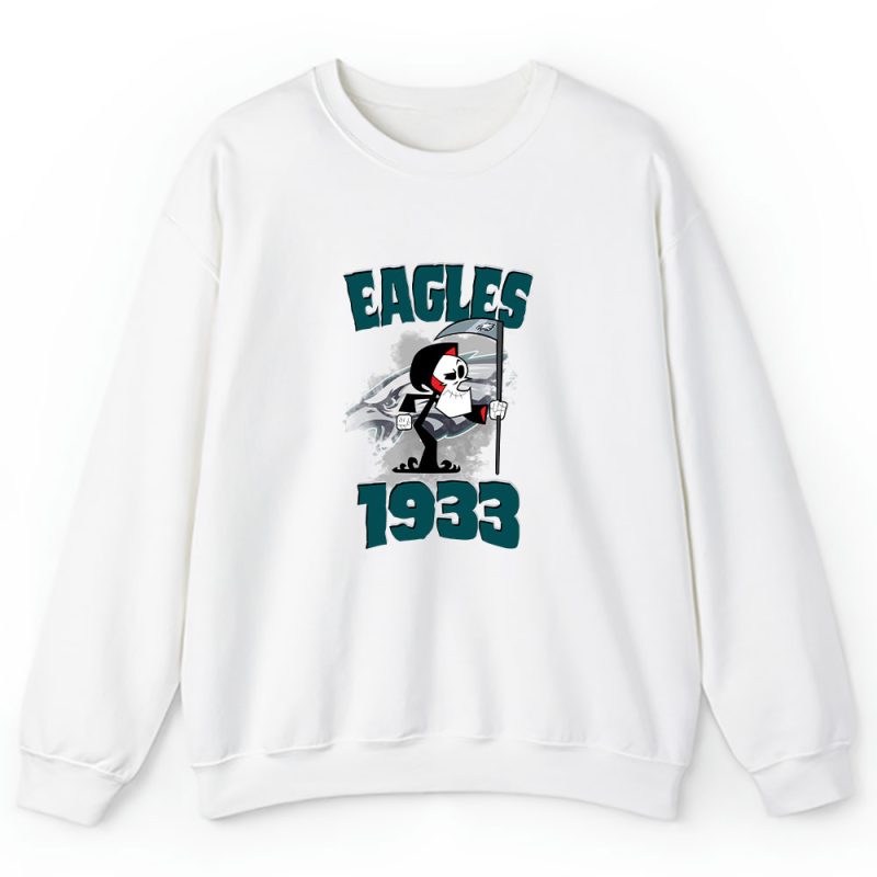 Grim Reaper X Philadelphia Eagles Team NFL American Football Unisex Sweatshirt TAS5792