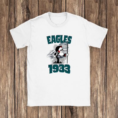 Grim Reaper X Philadelphia Eagles Team NFL American Football Unisex T-Shirt TAT5792