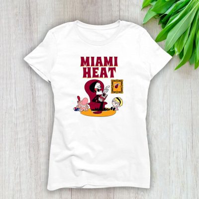 Grim Reaperx Miami Heat Team NBA Basketball Lady T-Shirt Women Cotton Tee TLT7922