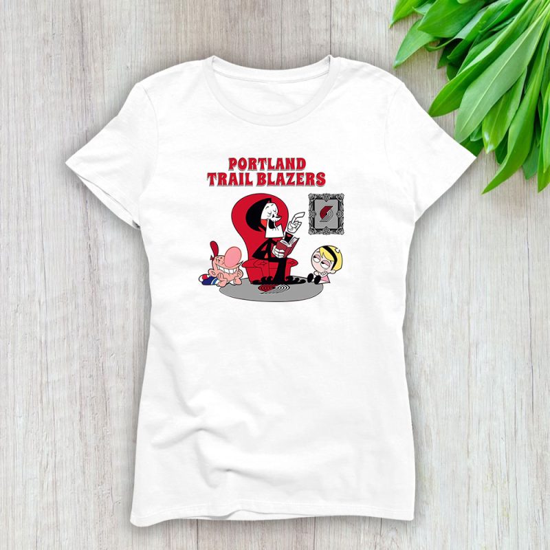 Grim Reaperx Portland Trail Blazers Team NBA Basketball Lady T-Shirt Women Cotton Tee TLT7930