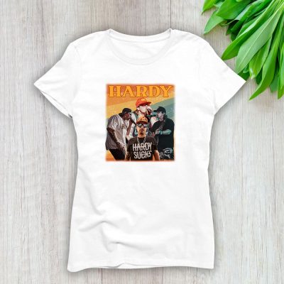 Hardy Hardy Retro 90s Country Rock Music Lady T-Shirt Women Tee TLT6662