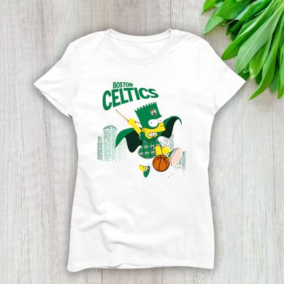 Homer Simpson X Boston Celtics Team X NBA X Basketball Lady Shirt Women Tee TLT5686