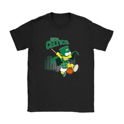 Homer Simpson X Boston Celtics Team X NBA X Basketball Unisex T-Shirt TAT5796