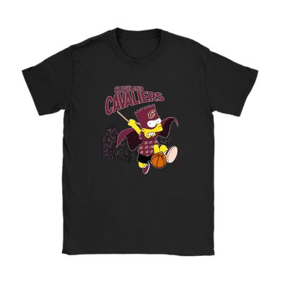Homer Simpson X Cleveland Cavaliers Team X NBA X Basketball Unisex T-Shirt TAT5799