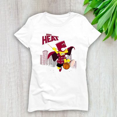 Homer Simpson X Miami Heat Team X NBA X Basketball Lady Shirt Women Tee TLT5694