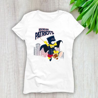 Homer Simpson X New England Patriots Team X NFL X American Football Lady Shirt Women Tee TLT5700