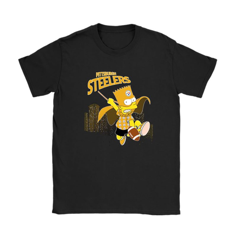 Homer Simpson X Pittsburgh Steelers Team X NFL X American Football Unisex T-Shirt TAT5813