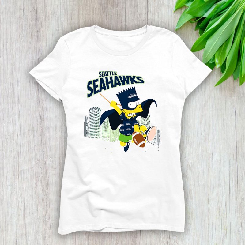 Homer Simpson X Seattle Seahawks Team X NFL X American Football Lady Shirt Women Tee TLT5704
