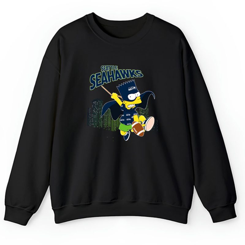 Homer Simpson X Seattle Seahawks Team X NFL X American Football Unisex Sweatshirt TAS5814