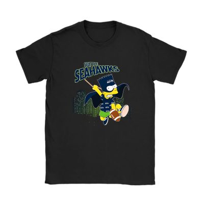 Homer Simpson X Seattle Seahawks Team X NFL X American Football Unisex T-Shirt TAT5814