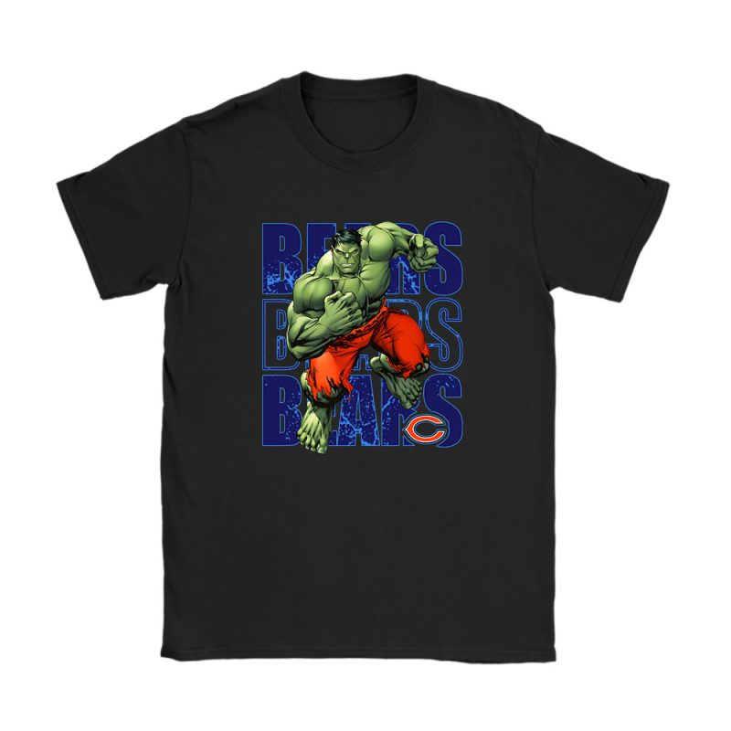 Hulk NFL Chicago Bears Unisex T-Shirt TAT5358