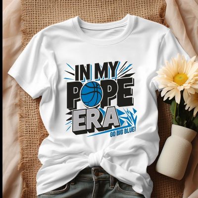 In My Coach Pope Era Go Big Blue Basketball Unisex T-Shirt Cotton Tee Unisex T-Shirt Cotton Tee