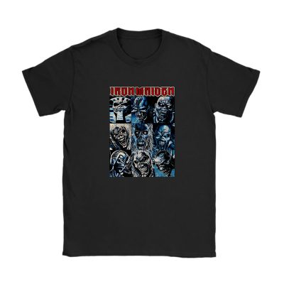 Iron Maiden Bleeched Throwback The Legends Of Heavy Metal Maiden Unisex T-Shirt Cotton Tee TAT7792