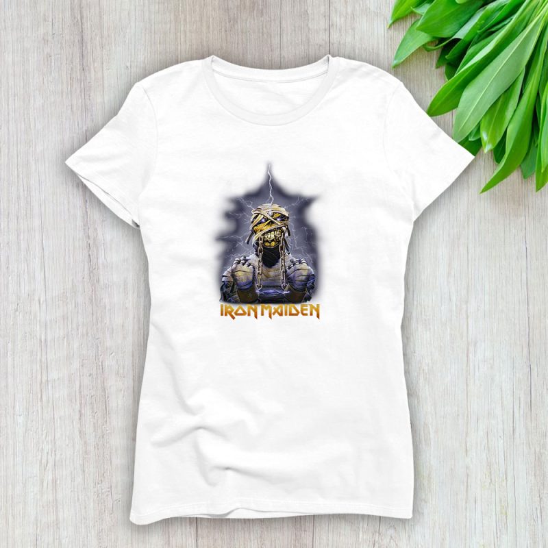 Iron Maiden Mummy Eddie Lady T-Shirt Women Cotton Tee TLT7789