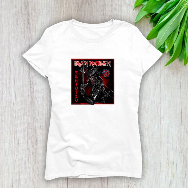 Iron Maiden Senjutsu Album Lady T-Shirt Women Cotton Tee TLT7798