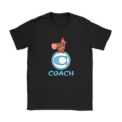 Jerrry In Tom And Jerry Coach Brand Unisex T-Shirt Cotton Tee TAT6283