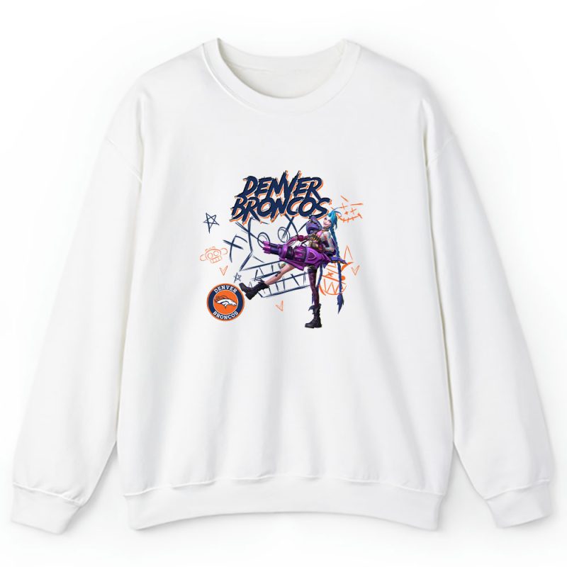 Jinx X Arcane X Denver Broncos Team X NFL X American Football Unisex Sweatshirt TAS5817