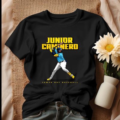 Junior Caminero Player Tampa Bay Rays Team Unisex T-Shirt Cotton Tee