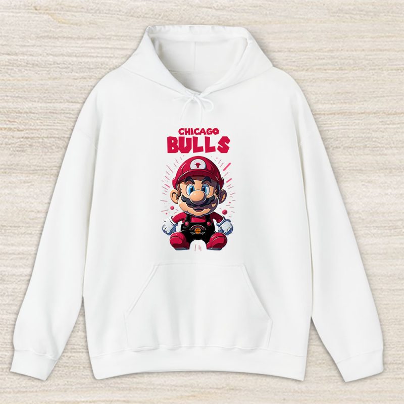 Mario X Chicago Bulls Team X NBA X Basketball Unisex Hoodie TAH5847