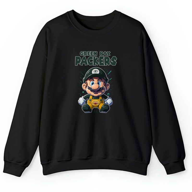 Mario X Green Bay Packers Team X NFL X American Football Unisex Sweatshirt TAS5862