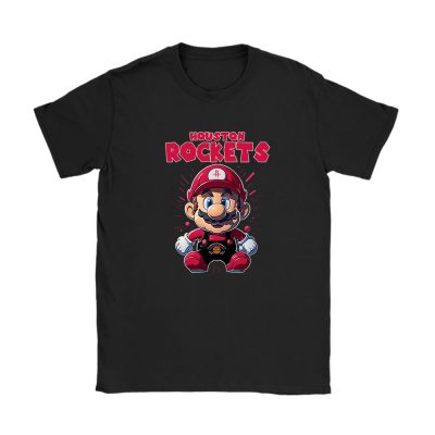 Mario X Houston Rockets Team X NBA X Basketball Unisex T-Shirt TAT5850