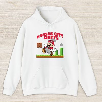 Mario X Kansas City Chiefs Team NFL American Football Unisex Hoodie TAH8591