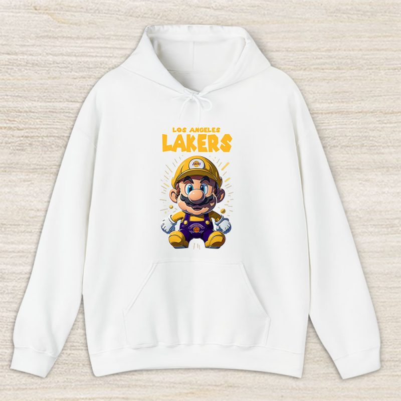 Mario X Los Angeles Lakers Team X NBA X Basketball Unisex Hoodie TAH5851