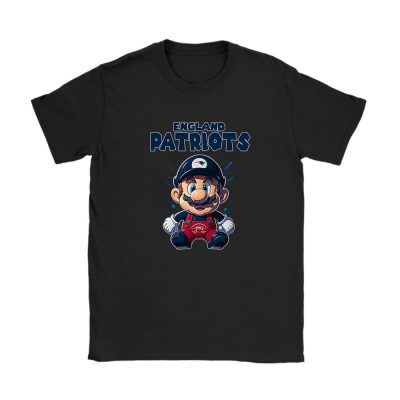 Mario X New England Patriots Team X NFL X American Football Unisex T-Shirt TAT5864