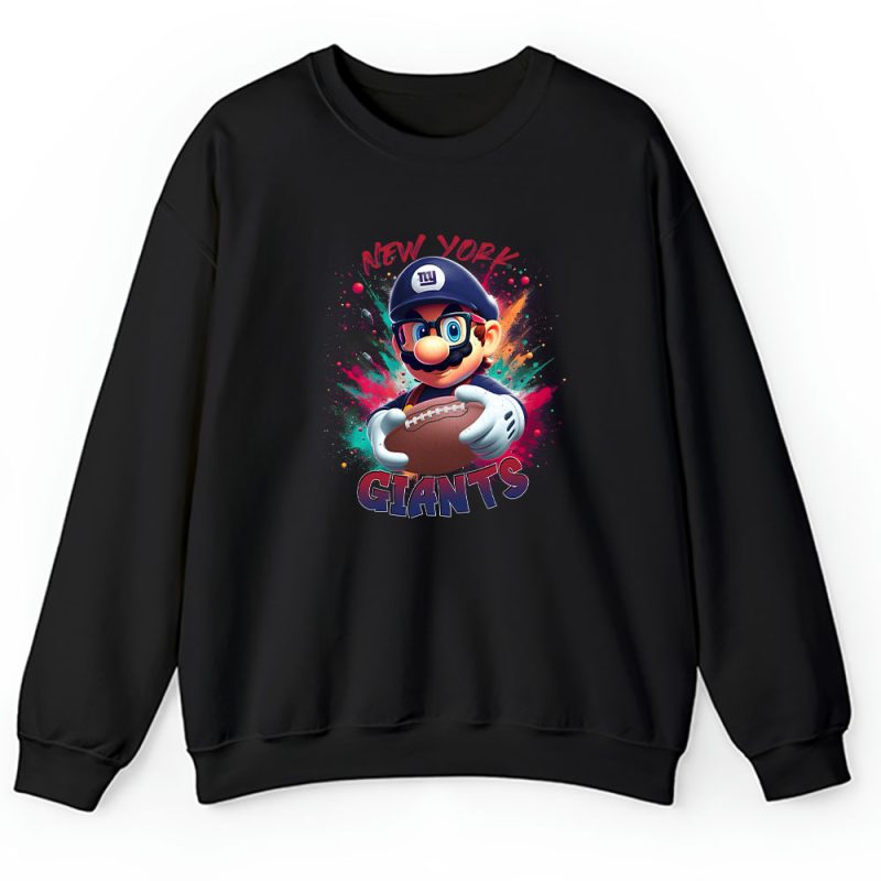 Mario X New York Giants Team X NFL X American Football Unisex Sweatshirt TAS5865