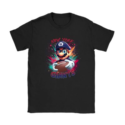 Mario X New York Giants Team X NFL X American Football Unisex T-Shirt TAT5865