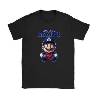 Mario X New York Giants Team X NFL X American Football Unisex T-Shirt TAT5866