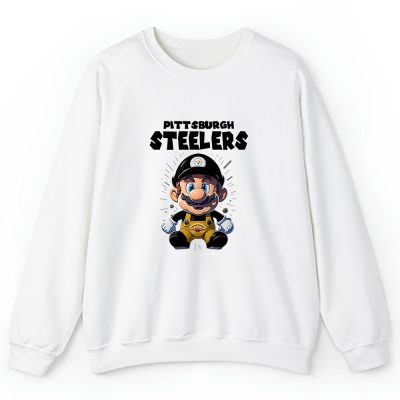 Mario X Pittsburgh Steelers Team X NFL X American Football Unisex Sweatshirt TAS5870