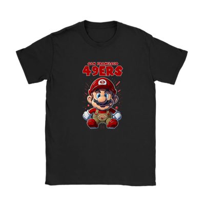 Mario X San Francisco 49ers Team X NFL X American Football Unisex T-Shirt TAT5874