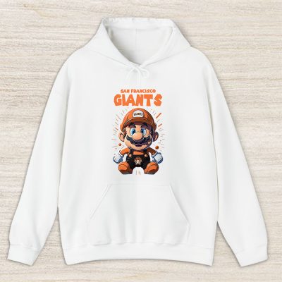 Mario X San Francisco Giants Team X MLB X Baseball Fans Unisex Hoodie TAH5841