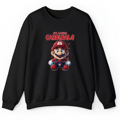 Mario X St. Louis Cardinals Team X MLB X Baseball Fans Unisex Sweatshirt TAS5842