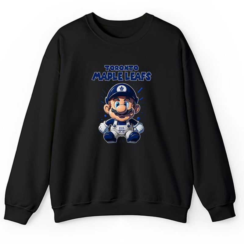 Mario X Toronto Maple Leafs Team X NHL X Hockey Fan Unisex Sweatshirt TAS5883